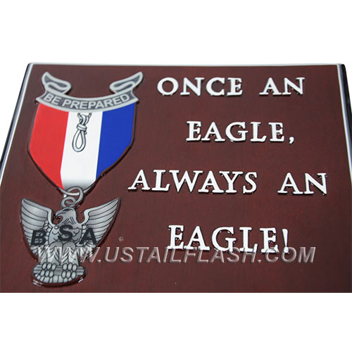 Once An Eagle Plaque